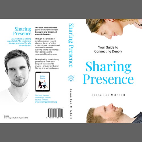 Mindfulness Book Cover on Sharing Presence Design by SantoRoy71