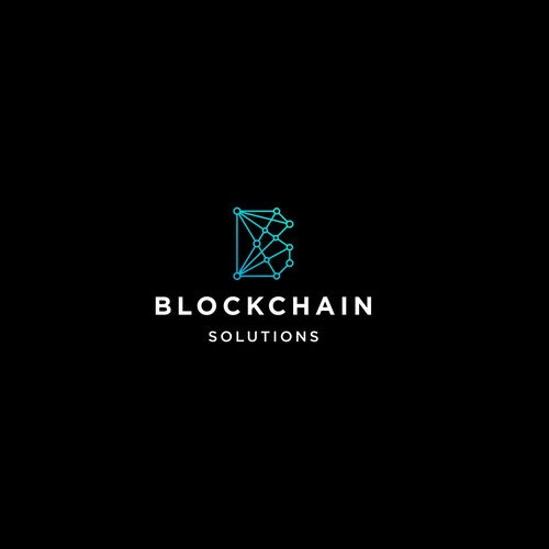 Blockchain company logo Diseño de ahza99™