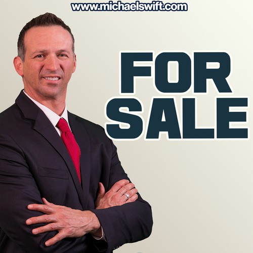 Real Estate For Sale Sign Competition.  Your design will hang in front of 100's of homes Design por A | Studio
