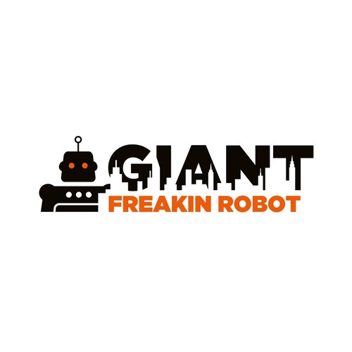 Minimalist, Classy Giant Robot Logo Wanted Design by TJCD