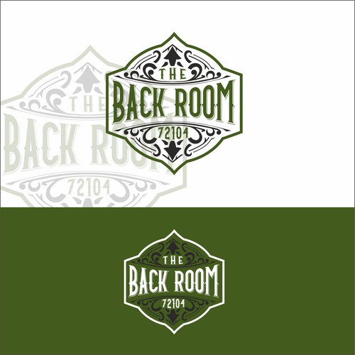 "The Back Room" logo contest for a masculine room in a home decor and gift shop Design by ElShanum Designs