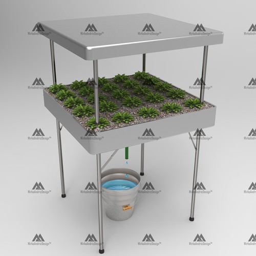 Vegetative Plant Growing Table Design by MirkoAndricDesign™