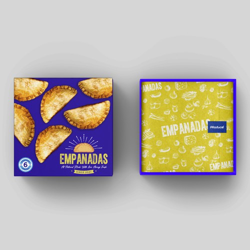 Empanada Box Design by Gustavo RV