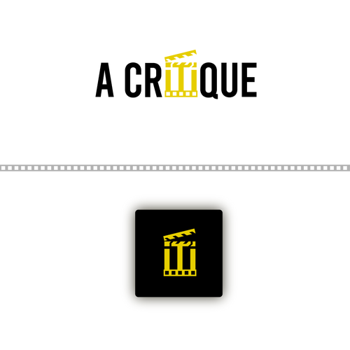 What would a film critique logo look like? Design by Big Pine Design