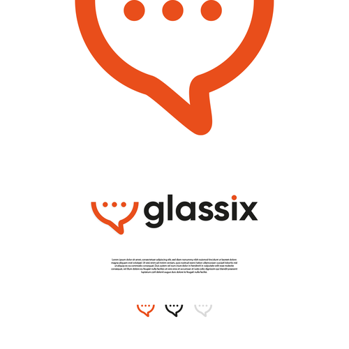 Messaging platform logo Diseño de reflect the style ™