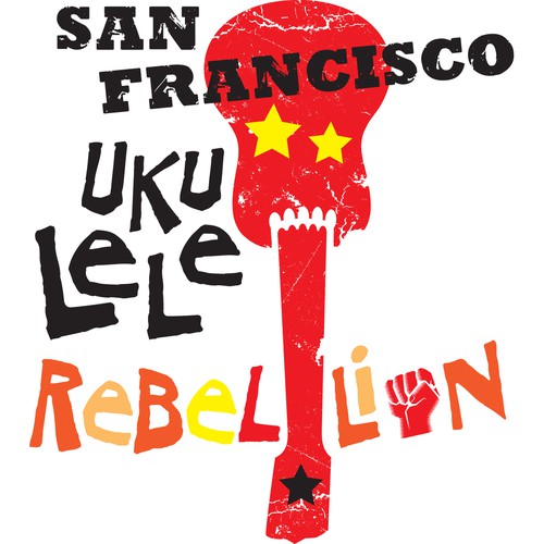 San Francisco Ukulele Rebellion needs a new logo Diseño de Paperghostdesign