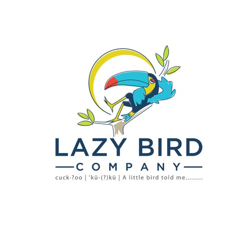Design a simple but yet powerful logo for "Lazy Bird Company” Design by 123Graphics