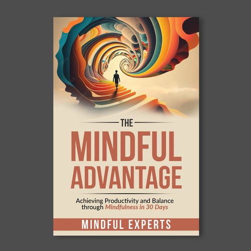 Book cover for a non-fiction self-help book about Mindfulness Design por Rashmita
