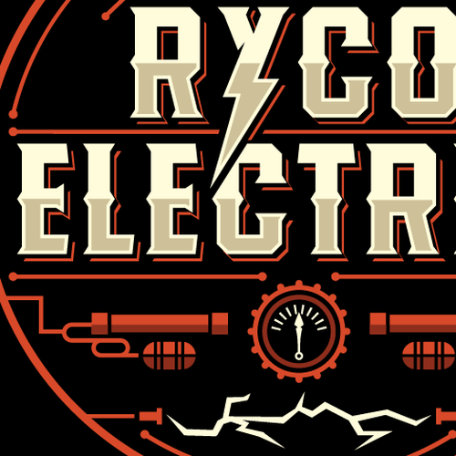 Vintage Electrical logo design Design by DEVILPEN