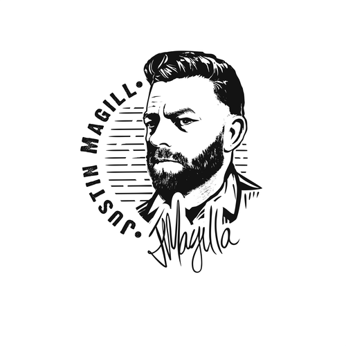 J. Magill Stamp Design by Runfitri