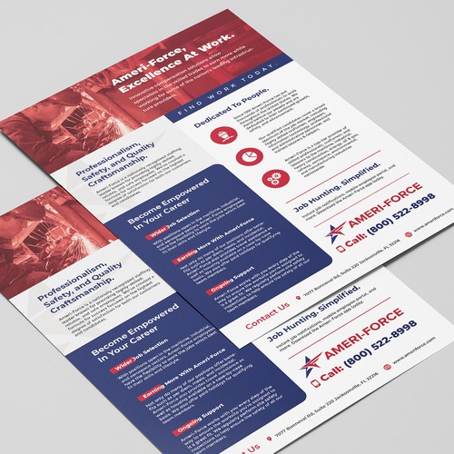 Ameri-Force electronic brochure Design by Alphabet ♥