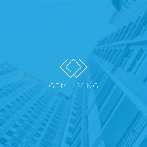 Geometrical, minimalist, modern brand design for Gem Living Design by su-gank