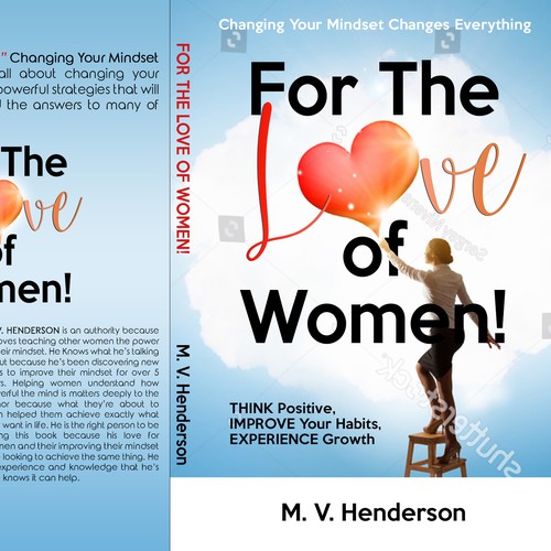 Creative book cover for the ultimate self help guide for women! Design by LSDdesign
