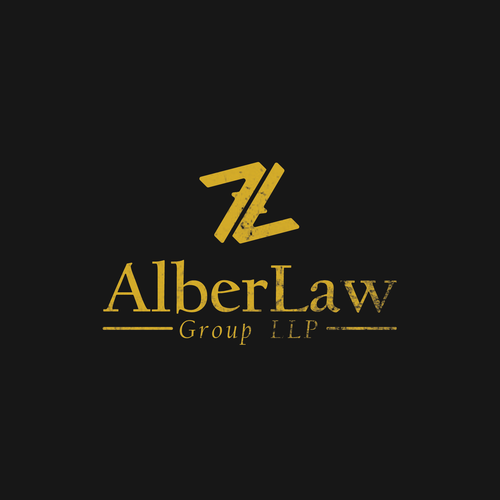 Law office firm logo keep Alber Law separate it looks better Design by Jiwa Buana