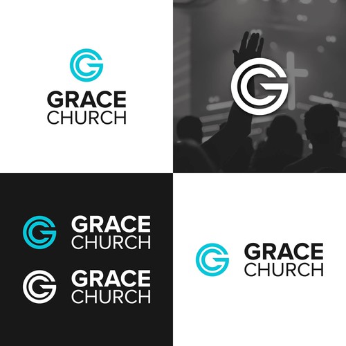 Modern and Sleek Design for Contemporary Church - Grace Church - San Diego Design by logoalley