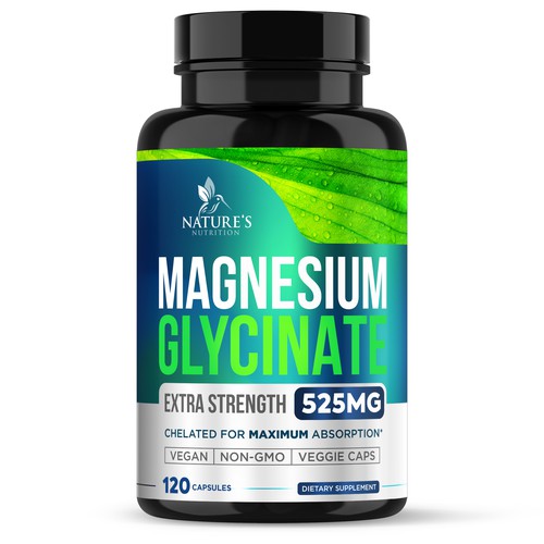 Natural Magnesium Glycinate Design needed for Nature's Nutrition Design by gs-designs