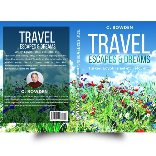 Cover for a travel/autobiography/brief essay book Design by NoBoundaries