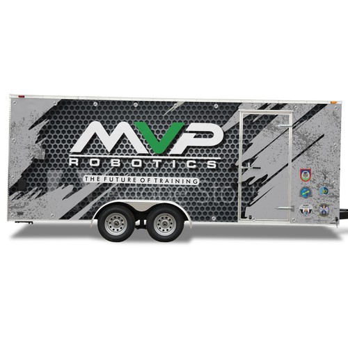 DESIGN A TRAILER WRAP FOR MILITARY ROBOTS - MVP ROBOTICS Design by dnite