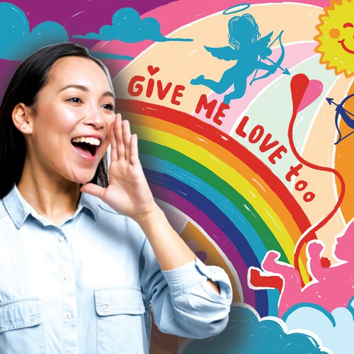 Virtual backgrounds for PRIDE month (multiple winners) Diseño de gunadika