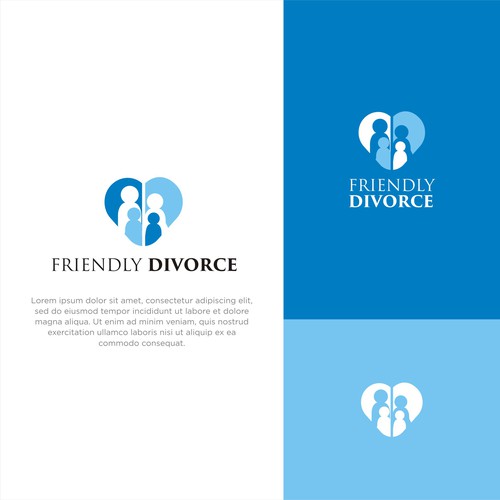 Friendly Divorce Logo Diseño de Hafiz29