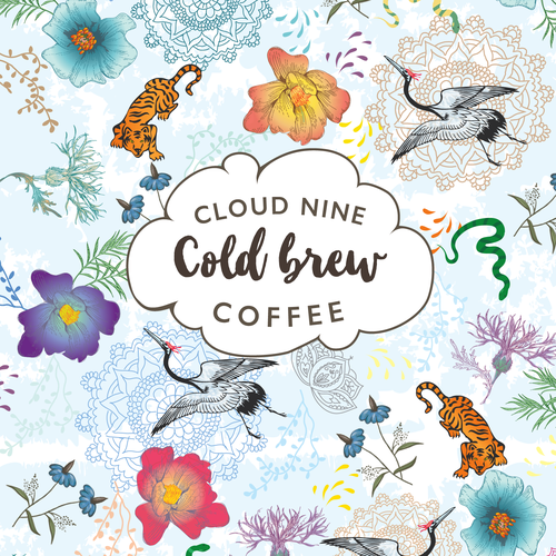 Cloud Nine Cold Brew Contest Design por curtis creations