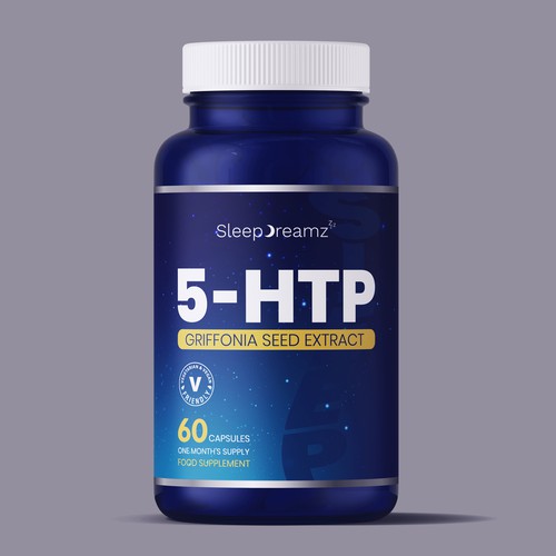 Sleep Supplement Label Design for Global Sleep Brand Design by gs-designs