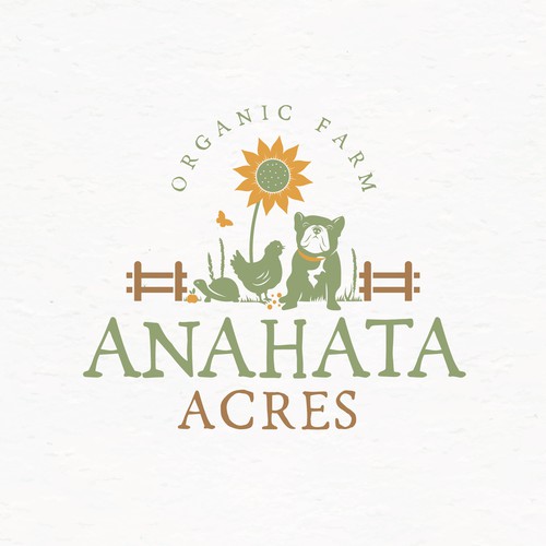 Organic Farm looking for a logo that represents the heart and soul of our land. Design by SanDzine