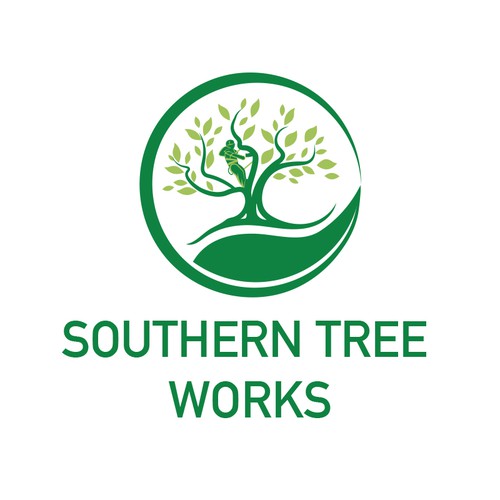 sleek and professional logo for a tree business Design by ivst
