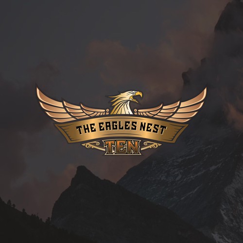 TEN | The Eagles Nest | Logo For Gaming Community Design by • MorrBrother •