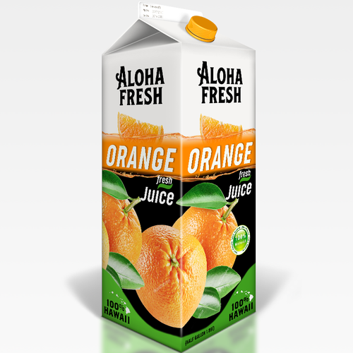 ALOHA FRESH JUICE & TEA Design by kenan.design