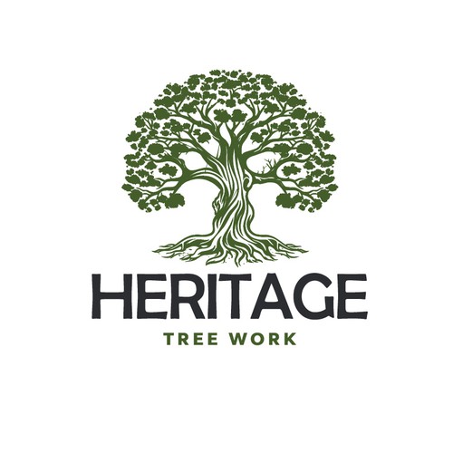 Design a money-attracting logo and business card for a tree service company. Design by Kaplar
