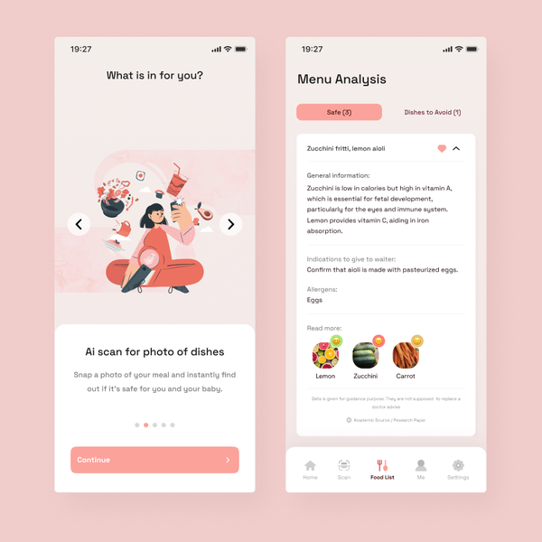 AI Pregnancy Companion Mobile App