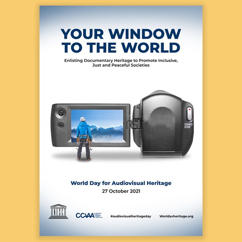 Poster Design for a worldwide audiovisual event Design by designat1892