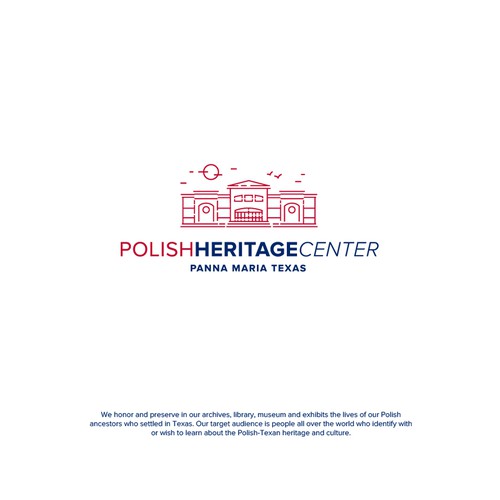 Polish Heritage Center - Panna Maria Texas - Logo creations invited! Design by tryniak