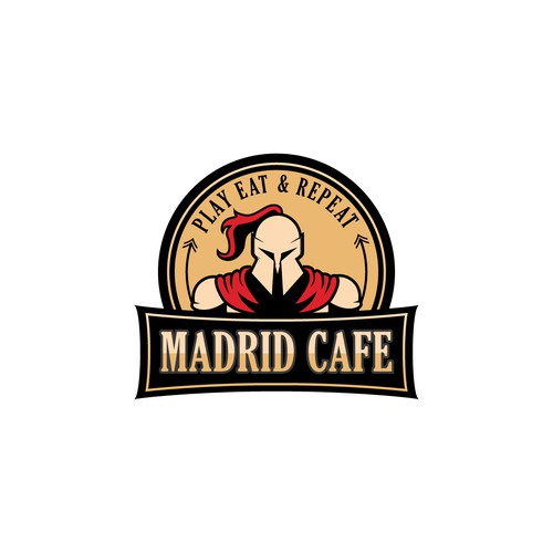 Logo for Madrid Cafe & Games Design by gimb