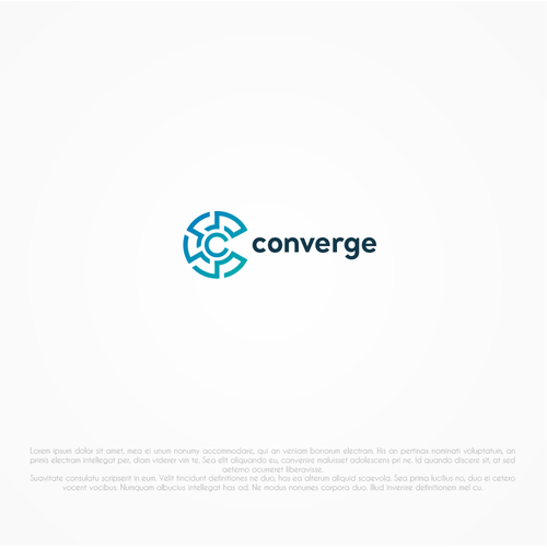 Logo for Converge event Diseño de pixelgarden