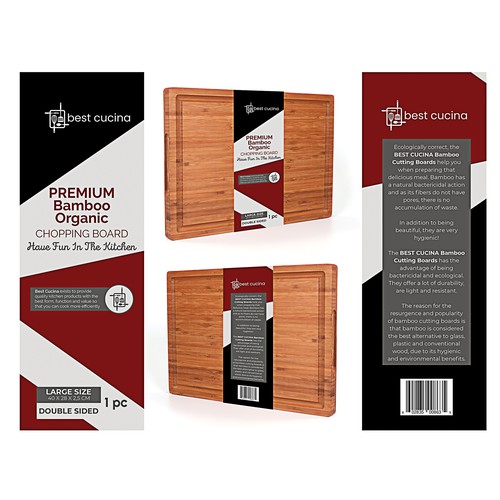 Bamboo Chopping Board Colour Card (2 Bamboo Chopping Board Models) Design by Luzentti Design ⭐️