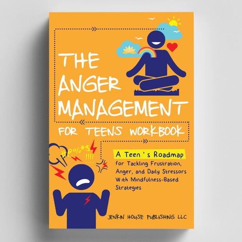 Awesome book cover to help teens rock at life! Design by elQue.design