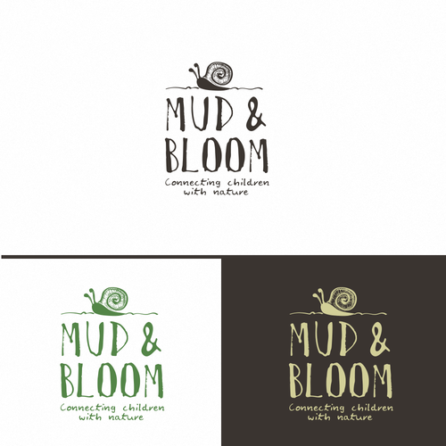 Design di Design a fun, ethical and wholesome looking logo for Mud & Bloom di ImagineLena