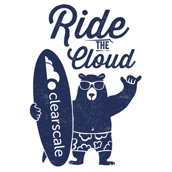 Bear Surfer T-shirt v2