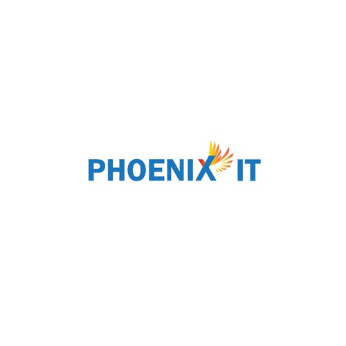 Business logo for consulting company Phoenix IT Réalisé par JANN25