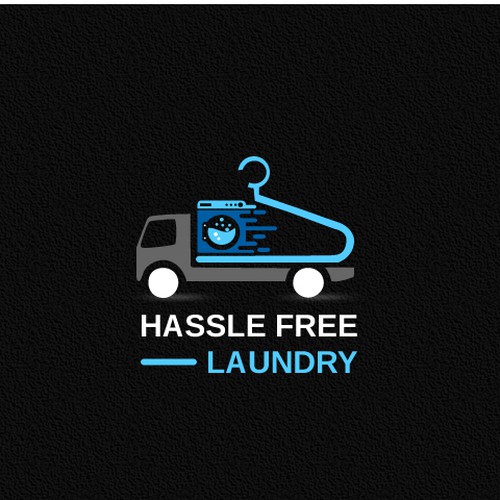 Pick up Drop off Laundry service Logo design contest