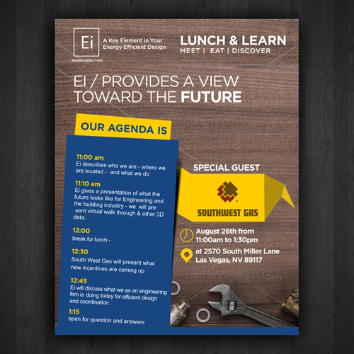 lunch and learn flyer