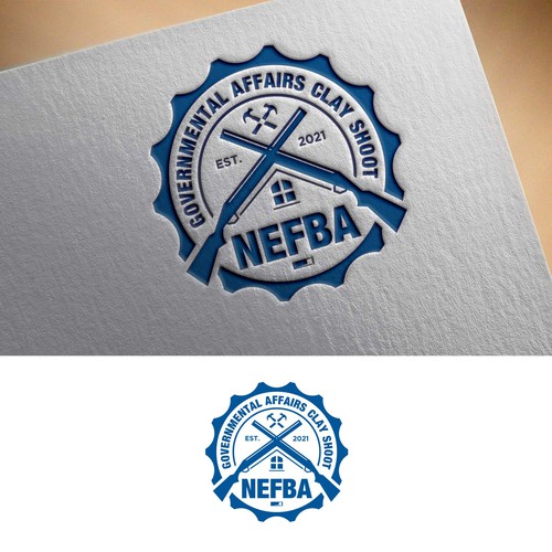 Homebuilders Clay Shoot Logo Design by gbrs