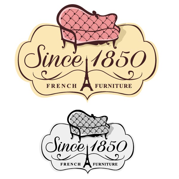French Antique Furniture Logo