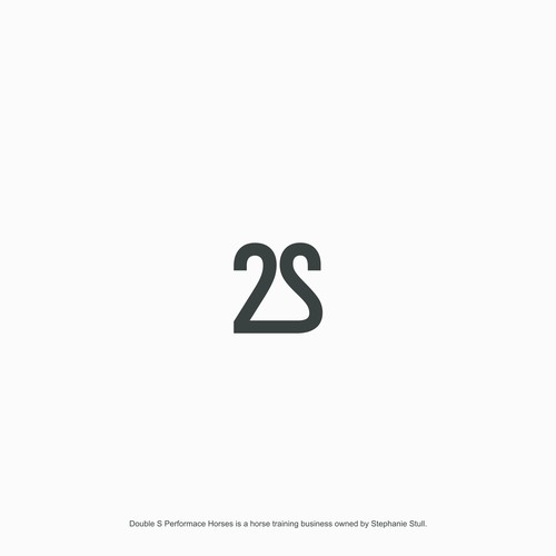 "SS" or "2S" Brand Mark for Double S Performance Horses Design by 3PM