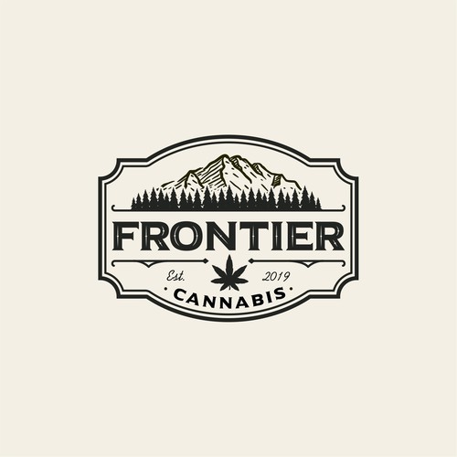 Design a West Coast Cannabis Retail Store Logo called Frontier Design by Mardhi87