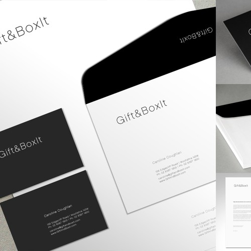 Gift & Box It needs a new stationery Design by DesignUp