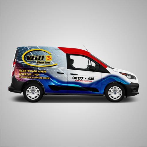 Car, truck or van wrap contest entry by e^design
