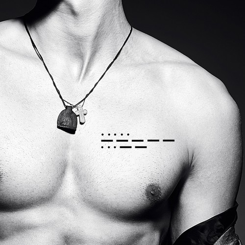 503 chest tattoo Design by SandraCW